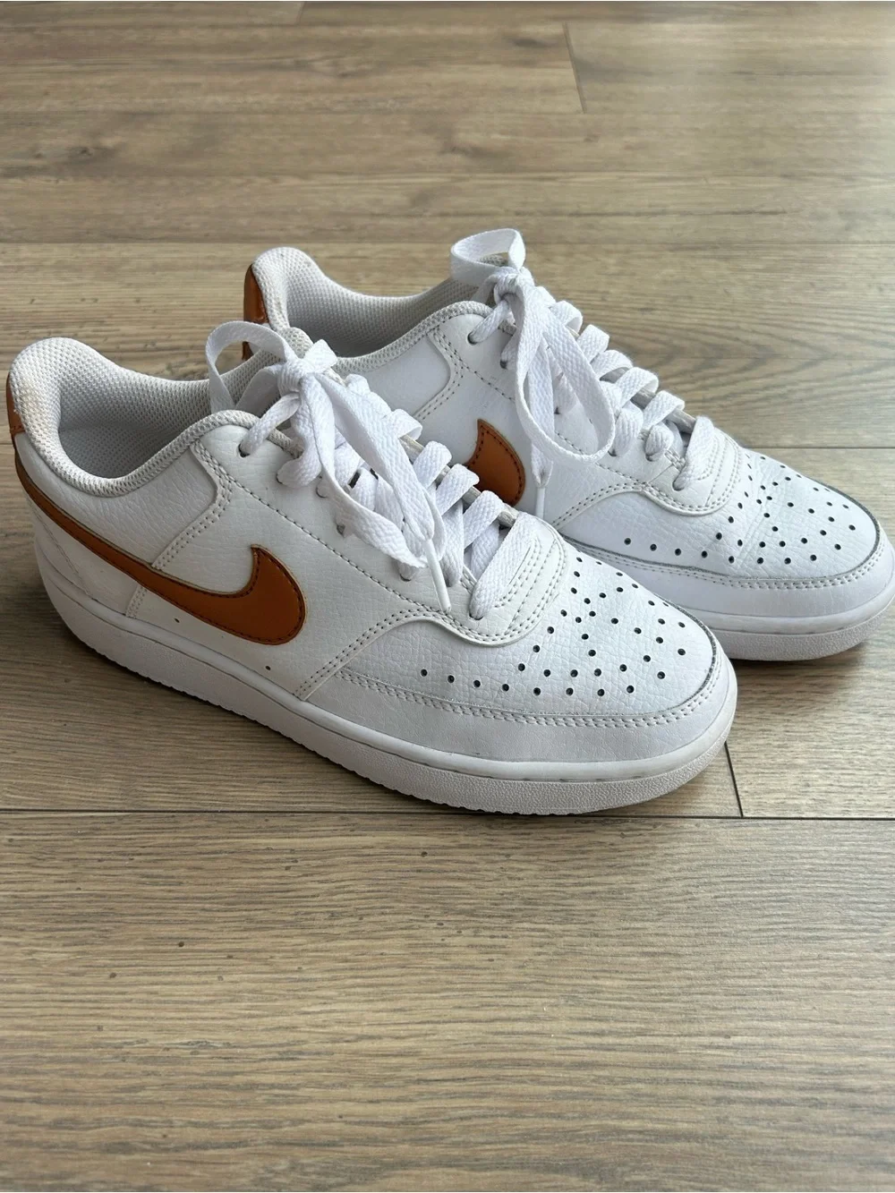 Nike Women's Sneakers with Copper Swoosh